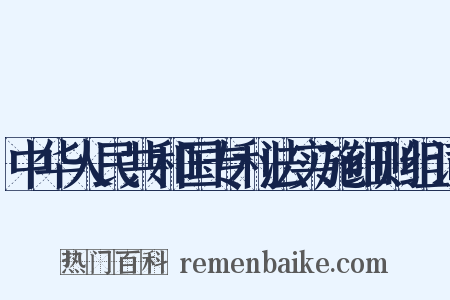 中华人民共和国专利法实施细则组词是什么意思的图片